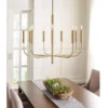 Elstead Lighting Brianna 9-Light Kronleuchter 9-flammig Messing E14