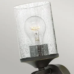 Elstead Lighting Casa Wandleuchte 1-Light Schwarz Klarglas E27