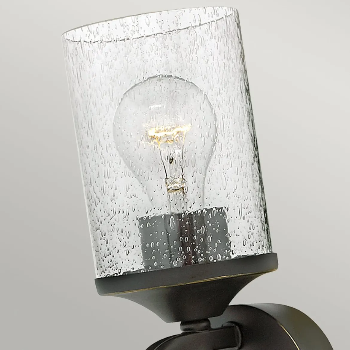 Elstead Lighting Casa Wandleuchte 1-Light Schwarz Klarglas E27