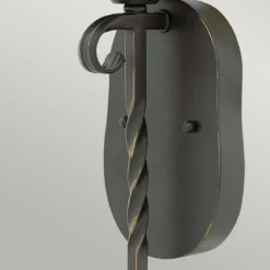 Elstead Lighting Casa Wandleuchte 1-Light Schwarz Klarglas E27