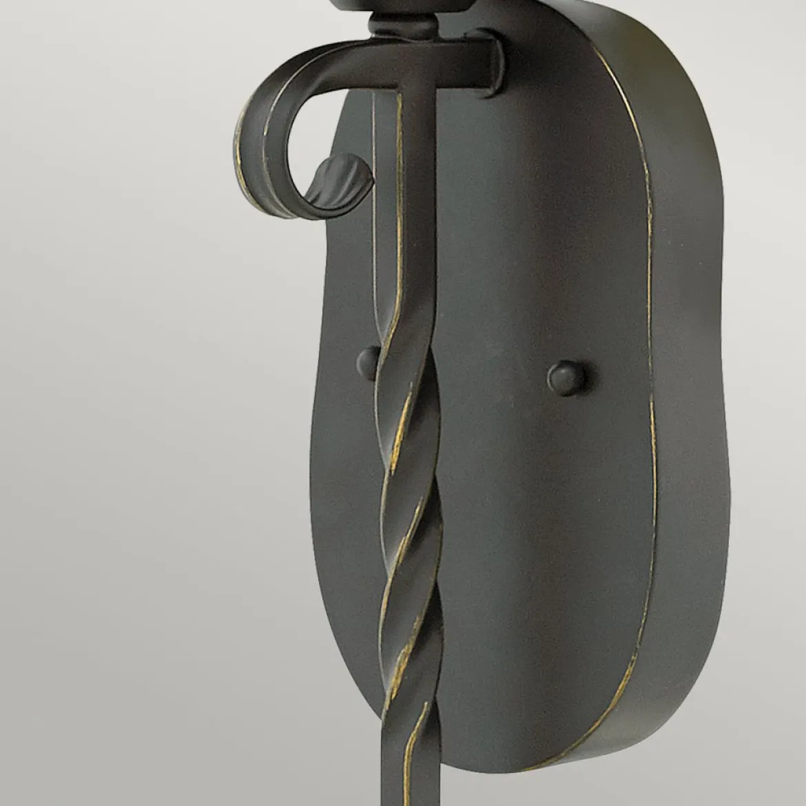 Elstead Lighting Casa Wandleuchte 1-Light Schwarz Klarglas E27
