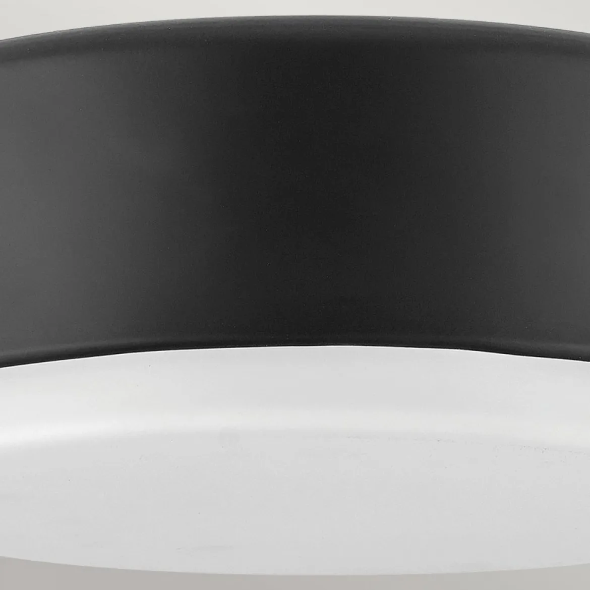 Elstead Lighting Cedric Flush Small Mount Deckenleuchte Schwarz