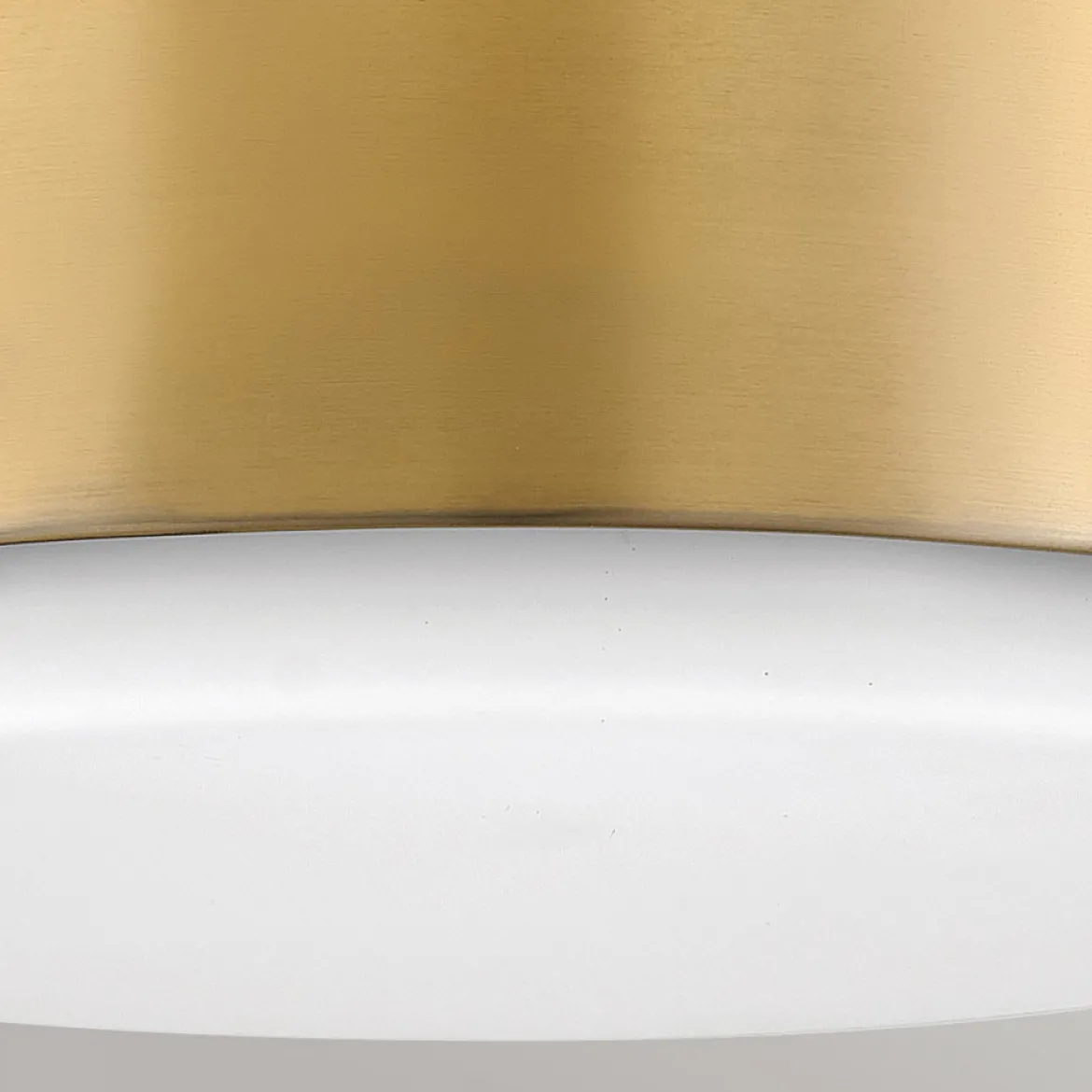 Elstead Lighting Cedric Flush Small Mount Deckenleuchte Lackiertes Messing