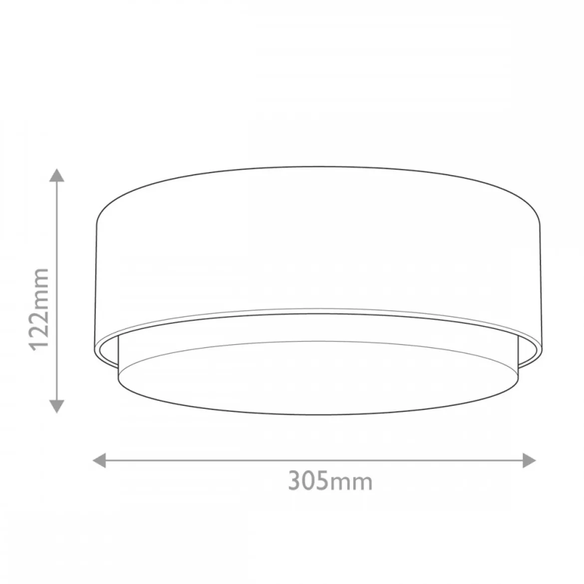 Elstead Lighting Cedric Flush Small Mount Deckenleuchte Lackiertes Messing