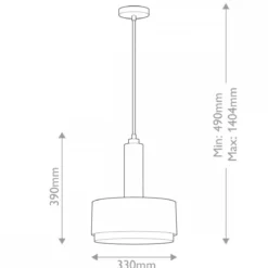 Elstead Lighting Cedric Pendelleuchte mittelgroß lackiertes Messing