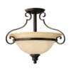 Elstead Lighting Cello Deckenleuchte 2-Light Semi-Flush Bronze antik E27
