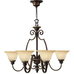 Elstead Lighting Cello Kronleuchter 6-Light Bronze antik E27