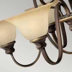 Elstead Lighting Cello Kronleuchter 9-Light Bronze antik E27
