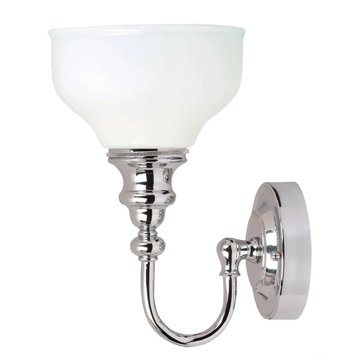 Elstead Lighting Cheadle 1-Light Wandleuchte 1-flammig IP44 Chrom poliert