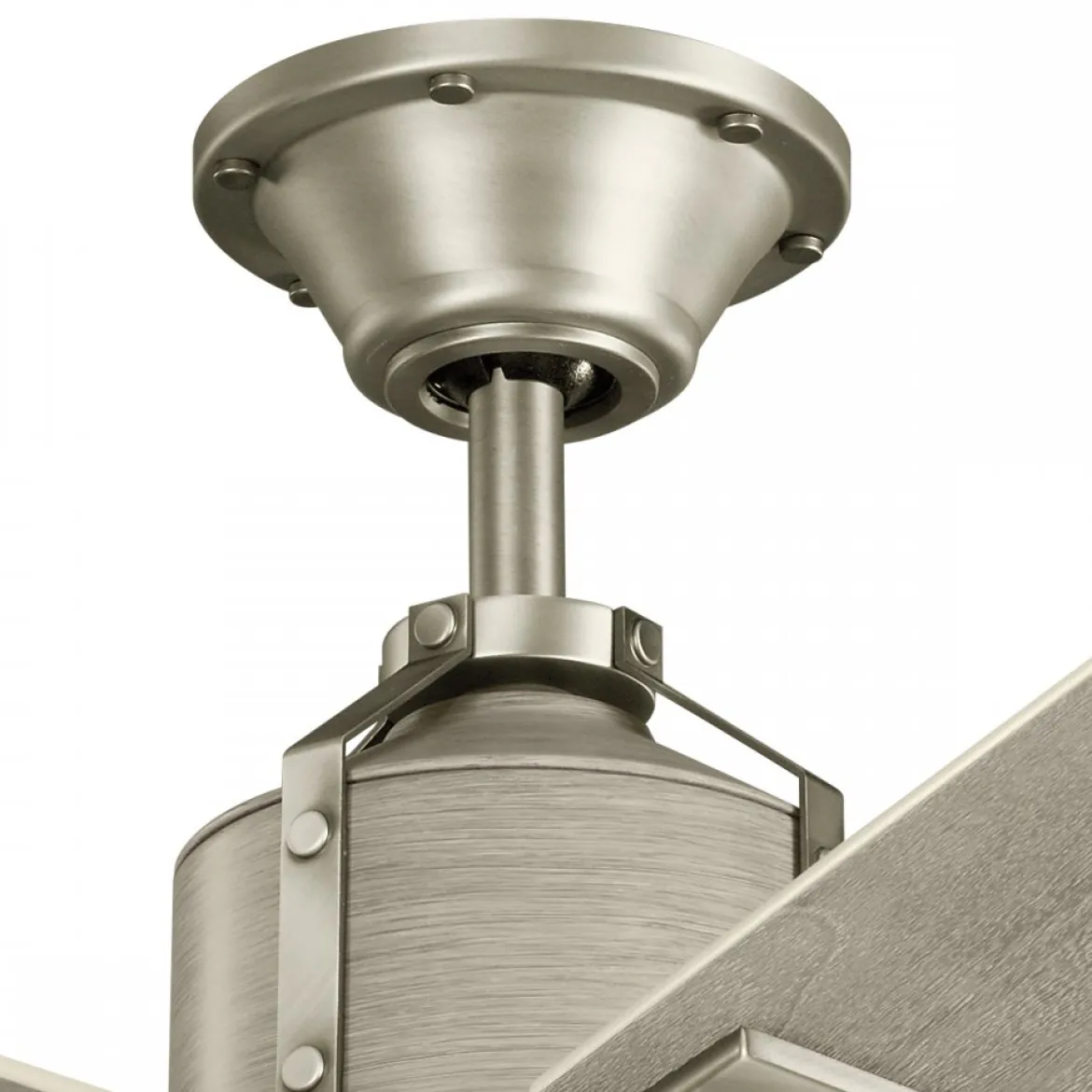 Elstead Lighting Colerne Deckenventilator LED nickel gebürstet