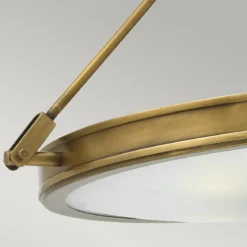 Elstead Lighting Collier 4-Light Large Semi-Flush Deckenleuchte Messing 56cm