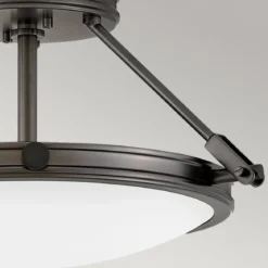 Elstead Lighting Collier 3-Light Deckenleuchte 3-flammig Schwarzoxid E14