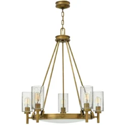 Elstead Lighting Collier 5-Light Kronleuchter 5-flammig Messing 685mm