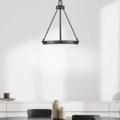 Elstead Lighting Collier 4-Light Pendelleuchte 4-flammig Schwarzoxid E14