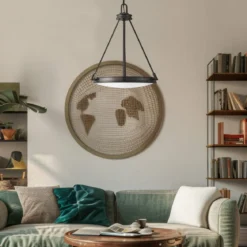 Elstead Lighting Collier 4-Light Pendelleuchte 4-flammig Schwarzoxid E14