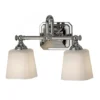 Elstead Lighting Concord 2-Light Wandleuchte 2-flammig IP44 G9 Chrom poliert