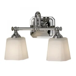 Elstead Lighting Concord 2-Light Wandleuchte 2-flammig IP44 G9 Chrom poliert