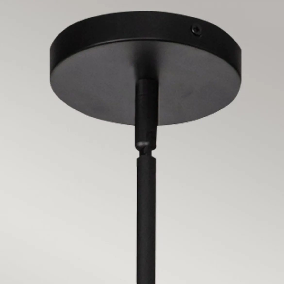 Elstead Lighting Daphne Pendelleuchte 1-flammig Mattschwarz Natur