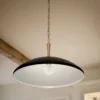 Elstead Lighting  Delarosa Pendelleuchte 1-flammig Schwarz Champagnerbronze