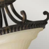 Elstead Lighting Drawing Room Deckenleuchte 2-Light Wallnuss Braun 44cm E27