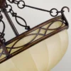 Elstead Lighting Drawing Room Deckenleuchte 2-Light Wallnuss Braun 39cm E27