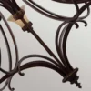 Elstead Lighting Drawing Room Kronleuchter 18-Light E27 Wallnuss Braun