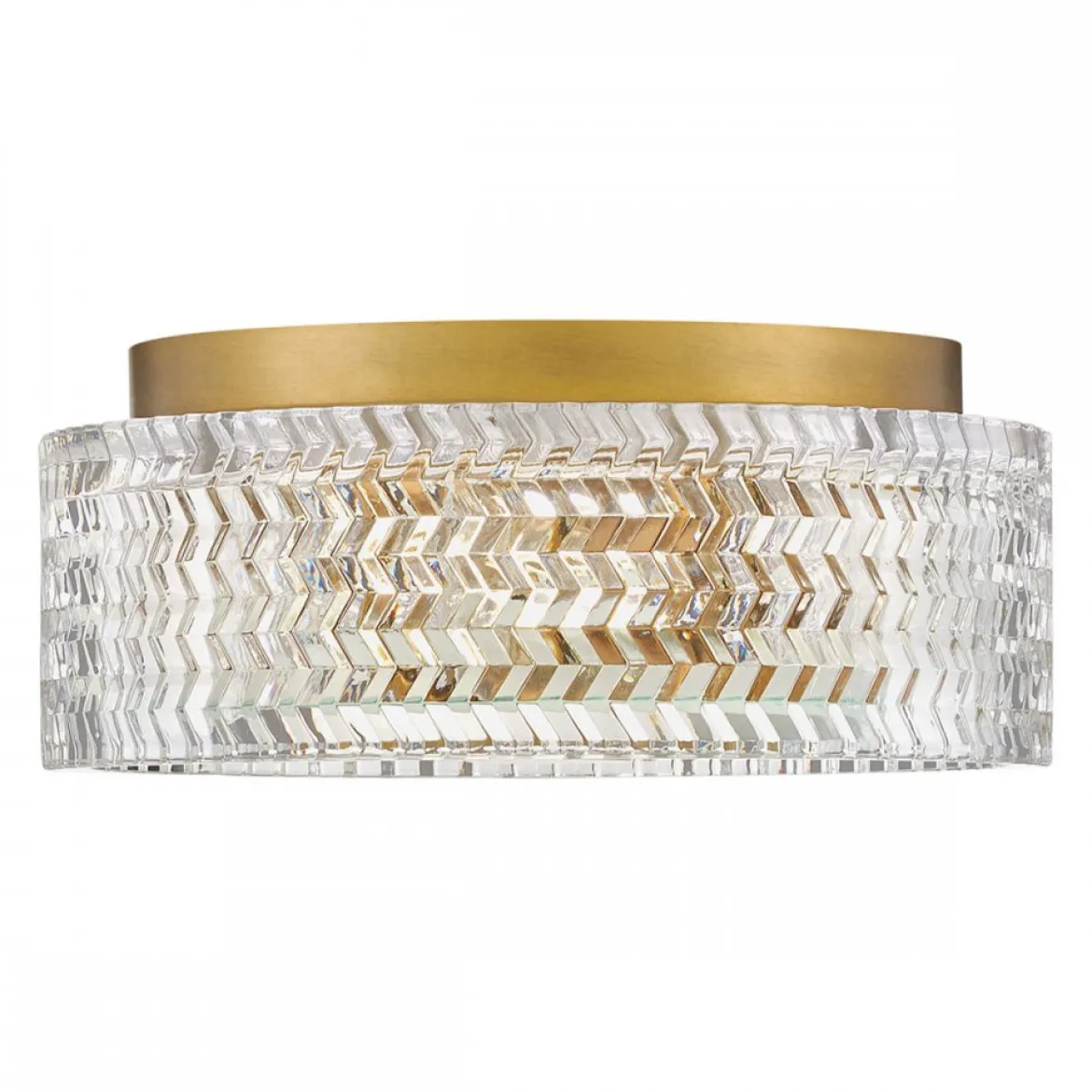 Elstead Lighting Elle Deckenleuchte 2-flammig 30cm Messing