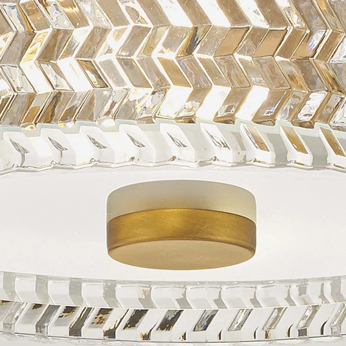 Elstead Lighting Elle Deckenleuchte 2-flammig 30cm Messing