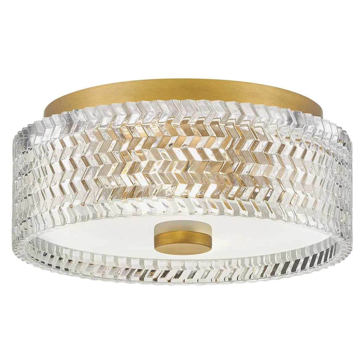 Elstead Lighting Elle Deckenleuchte 2-flammig 30cm Messing