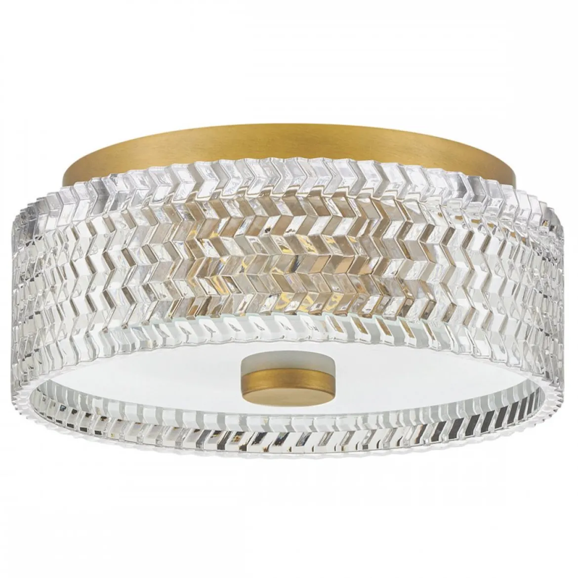 Elstead Lighting Elle Deckenleuchte 2-flammig 30cm Messing