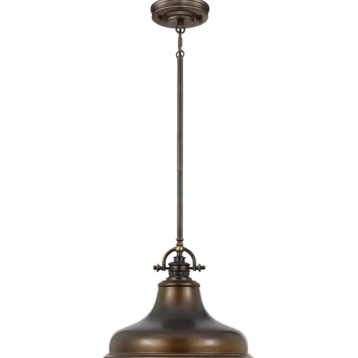 Elstead Lighting Emery 1-Light Medium Pendelleuchte Bronze 1-flammig E27