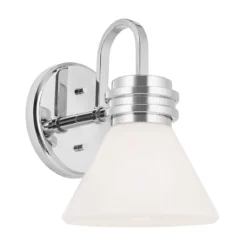 Elstead Lighting Farum Wandleuchte 1-flammig Chrom IP44
