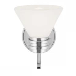 Elstead Lighting Farum Wandleuchte 1-flammig Chrom IP44