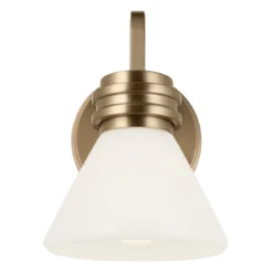 Elstead Lighting Farum Wandleuchte 1-flammig Champagnerbronze IP44