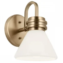 Elstead Lighting Farum Wandleuchte 1-flammig Champagnerbronze IP44