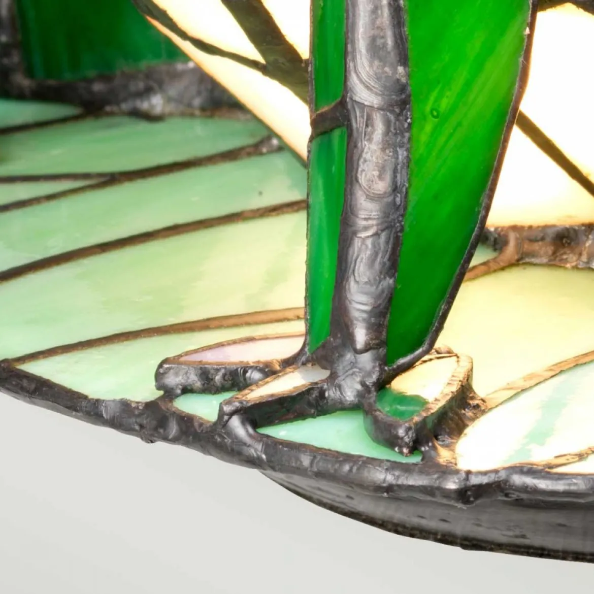 Elstead Lighting Frog Animal Tischleuchte Tiffany-Stil Bronze G9