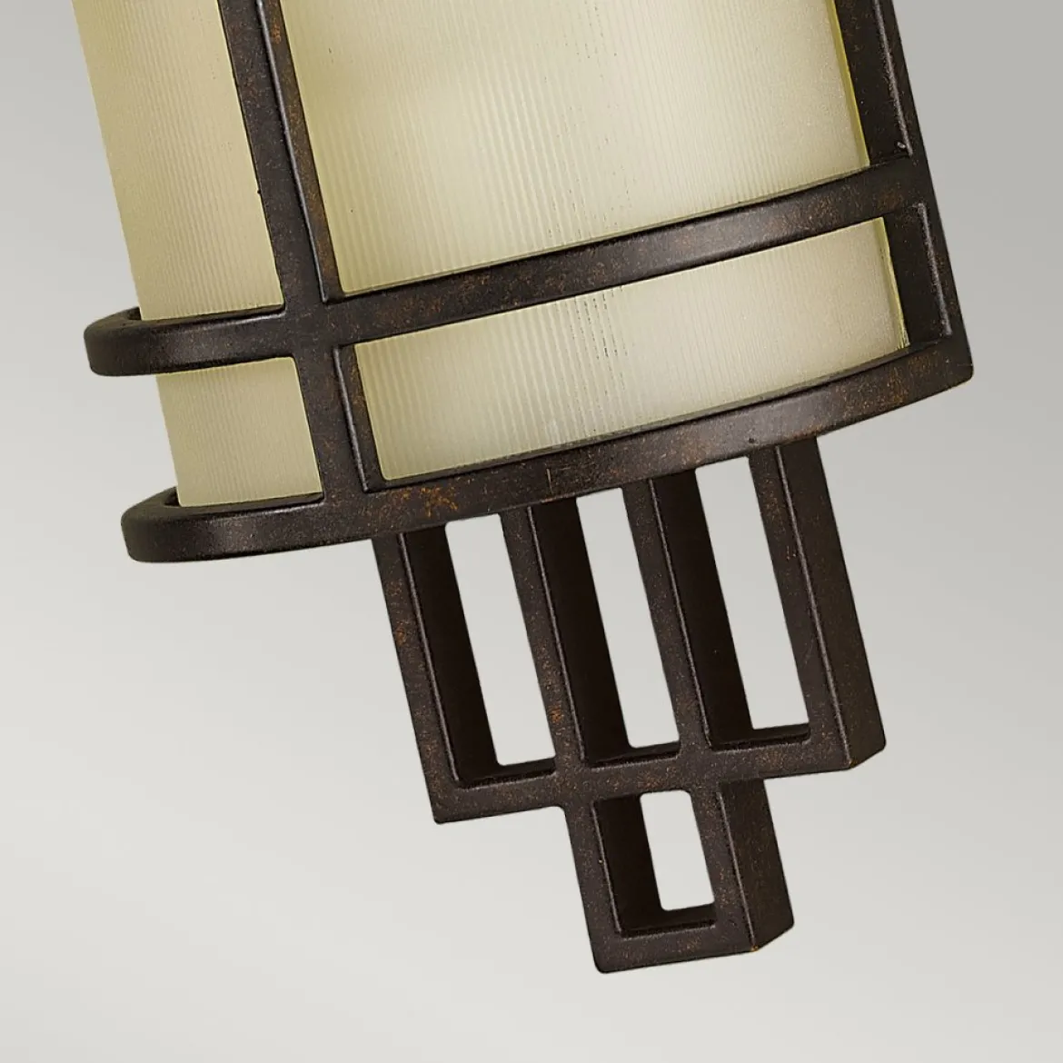 Elstead Lighting Fusion Wandleuchte 1-Light Bronze Amber E27