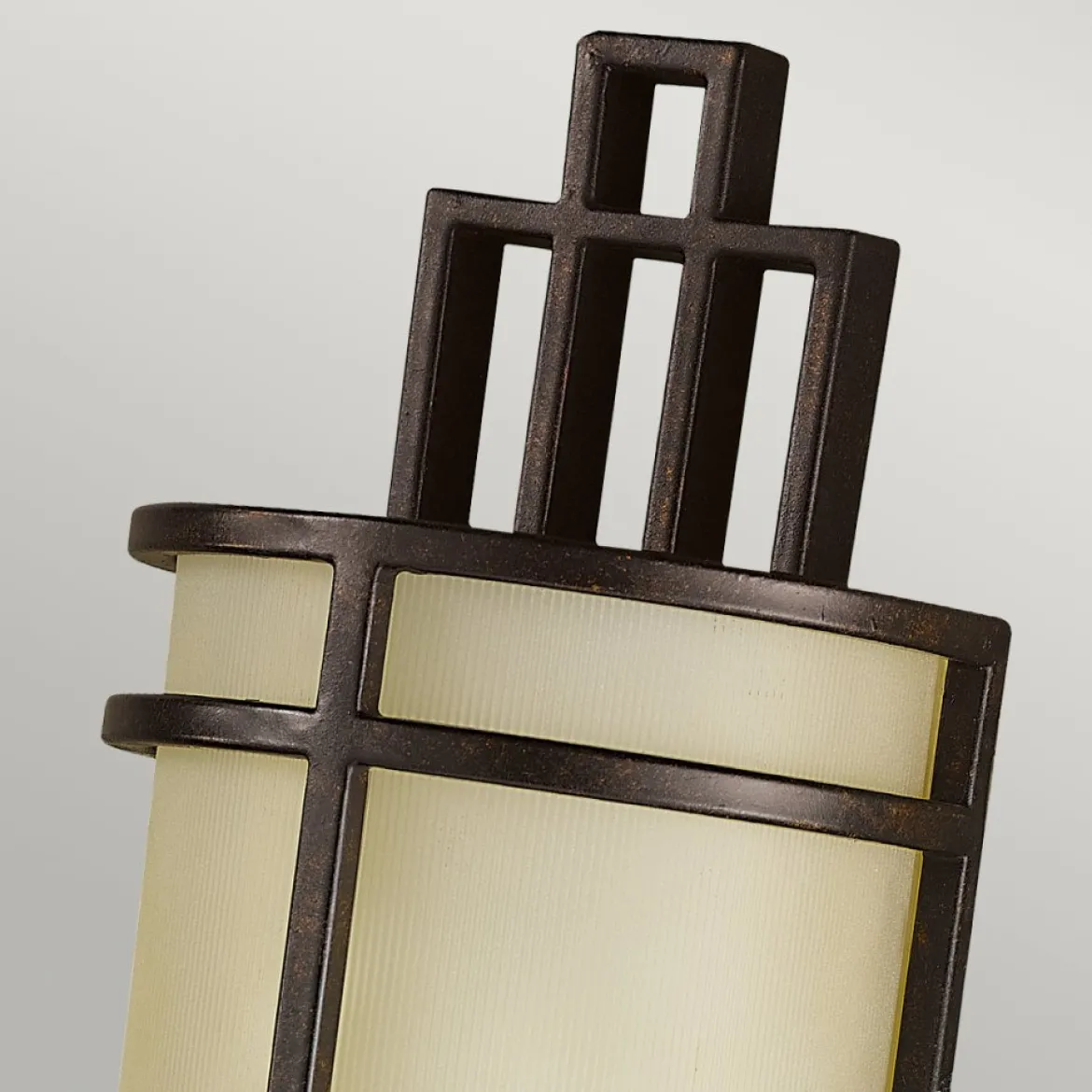 Elstead Lighting Fusion Wandleuchte 1-Light Bronze Amber E27