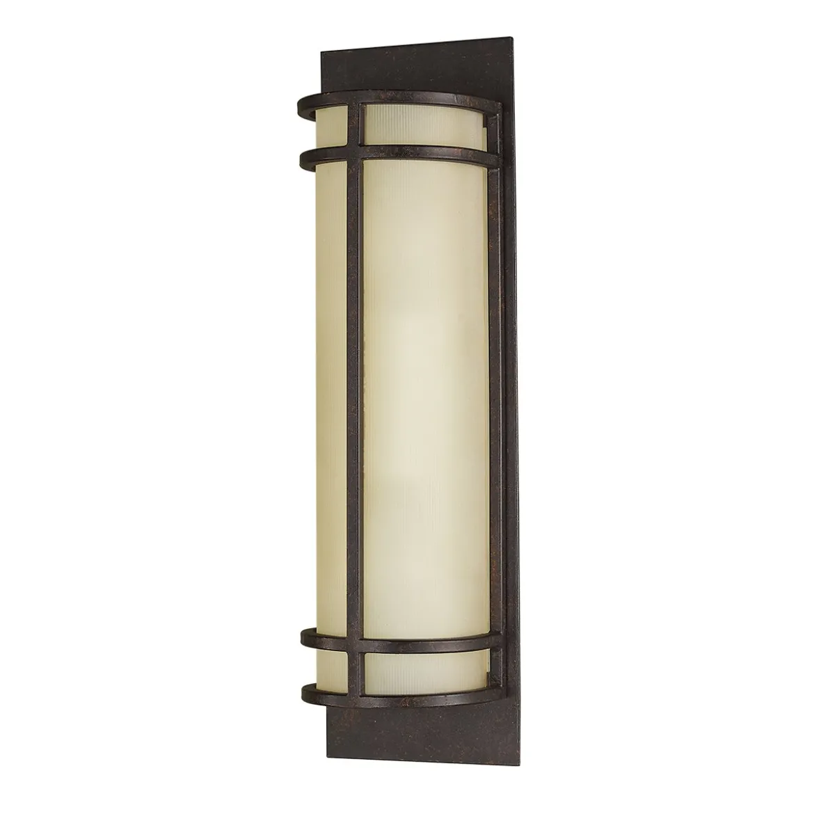 Elstead Lighting Fusion Wandleuchte 2-Light Bronze Amber E27