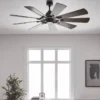 Elstead Lighting Gentry Deckenventilator LED Zink Holz