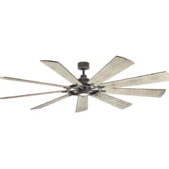 Elstead Lighting Gentry XL Deckenventilator LED Zink Holz