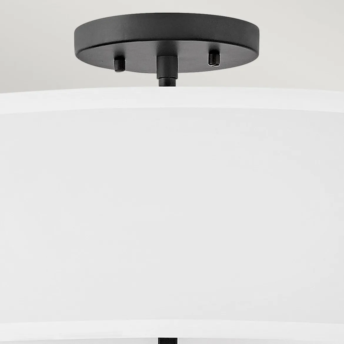 Elstead Lighting Graham Deckenleuchte Duo Mount Large 4-Light Schwarz Altweiß E14