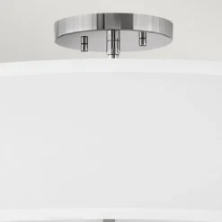 Elstead Lighting Graham Deckenleuchte Duo Mount Large 4-Light Nickel Altweiß E14