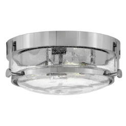 Elstead Lighting Harper Deckenleuchte 3-Light Chrom poliert Klarglas E27