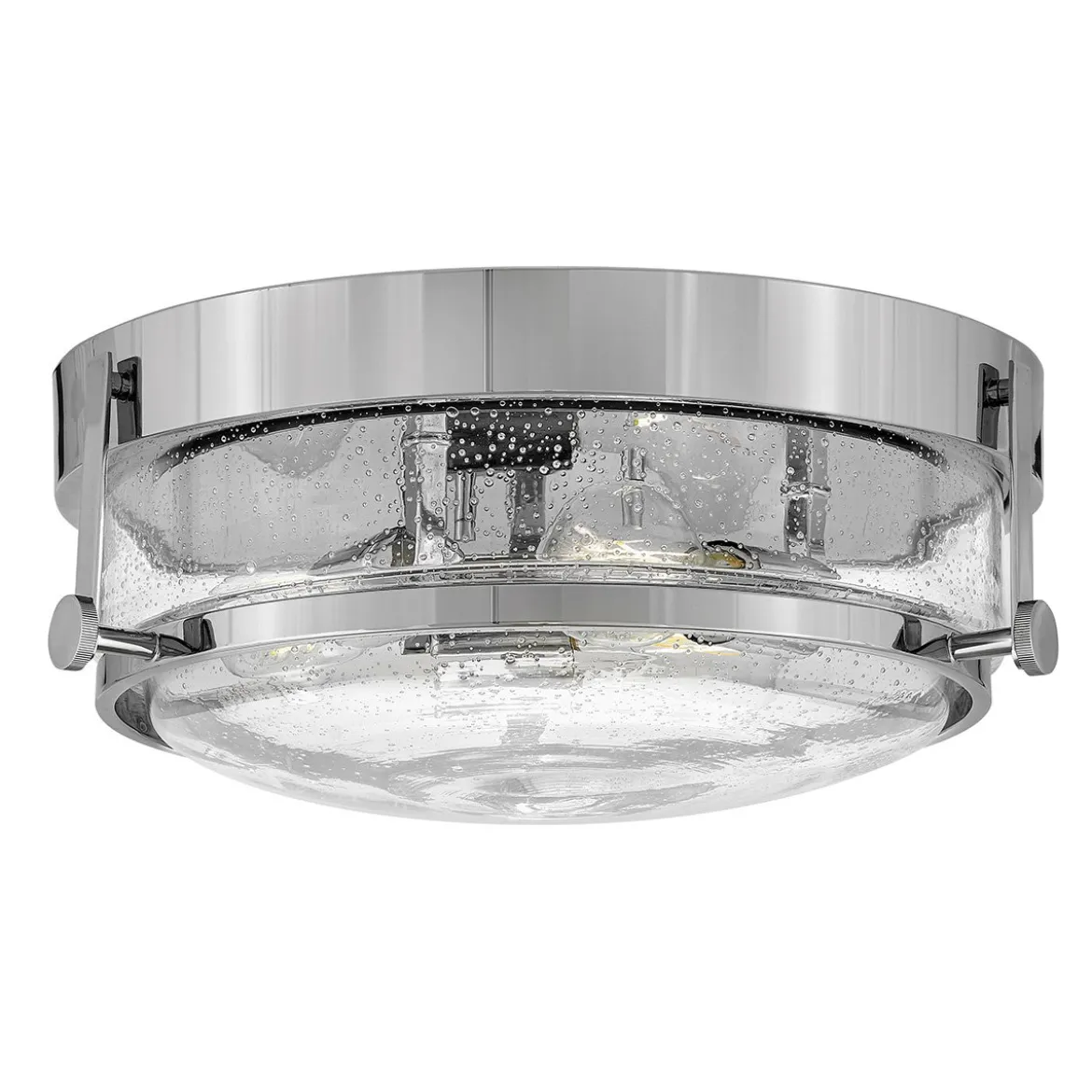 Elstead Lighting Harper Deckenleuchte 3-Light Chrom poliert Klarglas E27