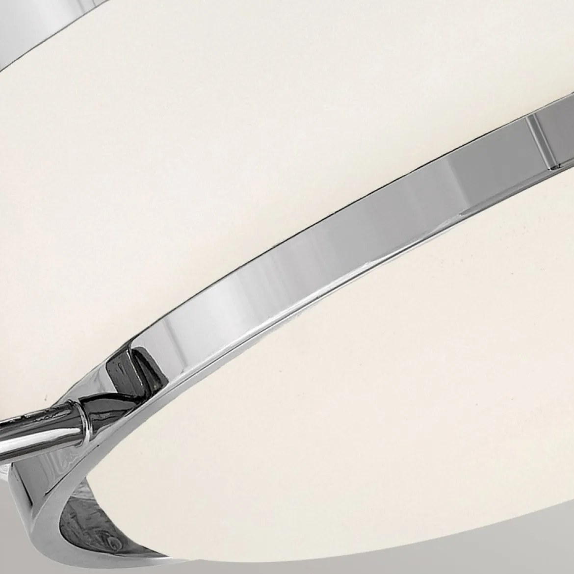 Elstead Lighting Harper Deckenleuchte 3-Light Chrom poliert Opalglas E27