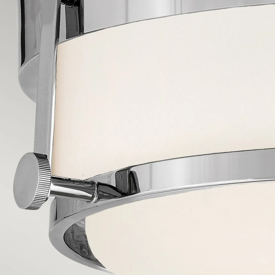 Elstead Lighting Harper Deckenleuchte 3-Light Chrom poliert Opalglas E27