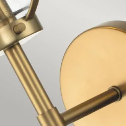Elstead Lighting Hollis Wandleuchte 1-Light Messing Klarglas E14 IP44