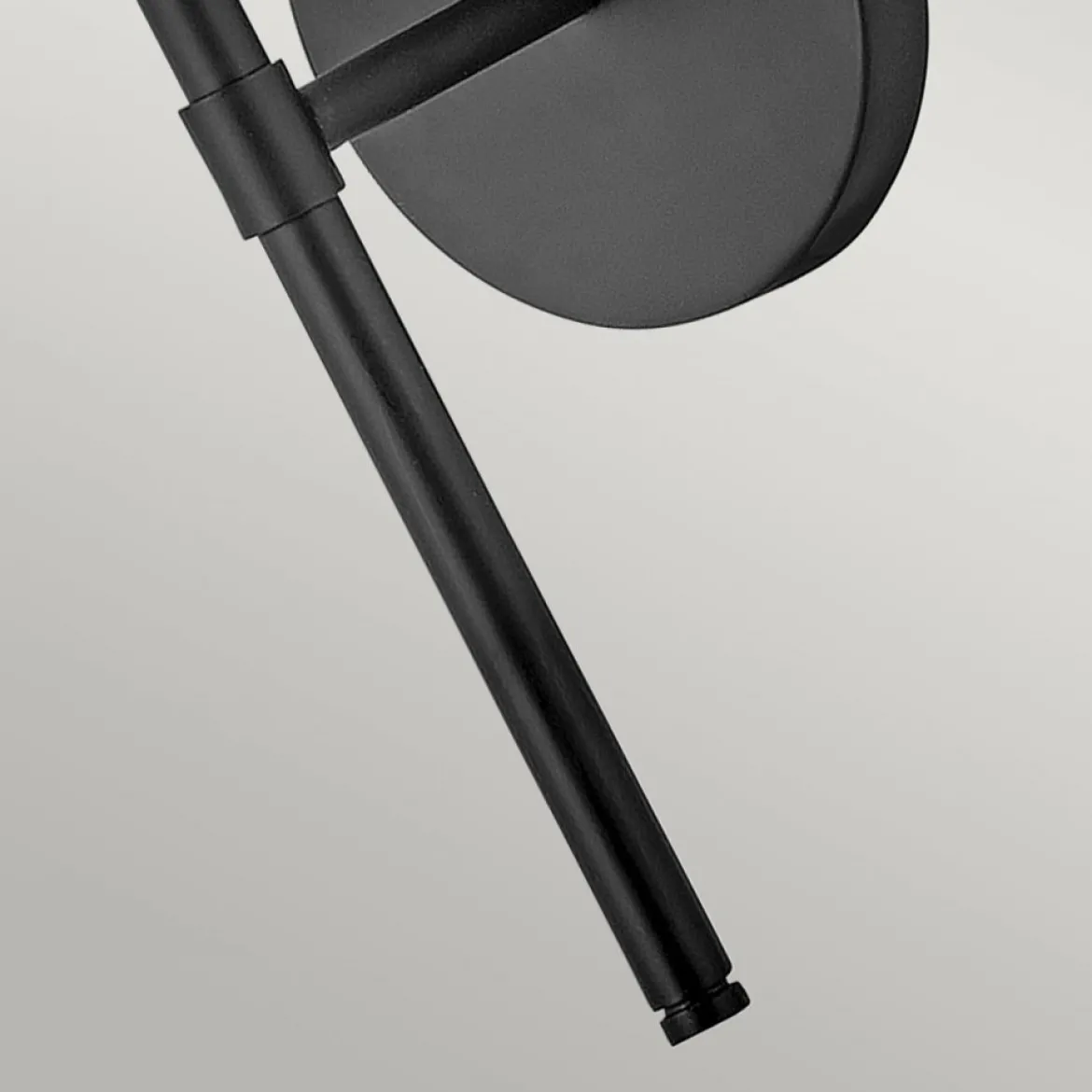 Elstead Lighting Hollis Wandleuchte 1-Light Schwarz Opalglas E14 IP44
