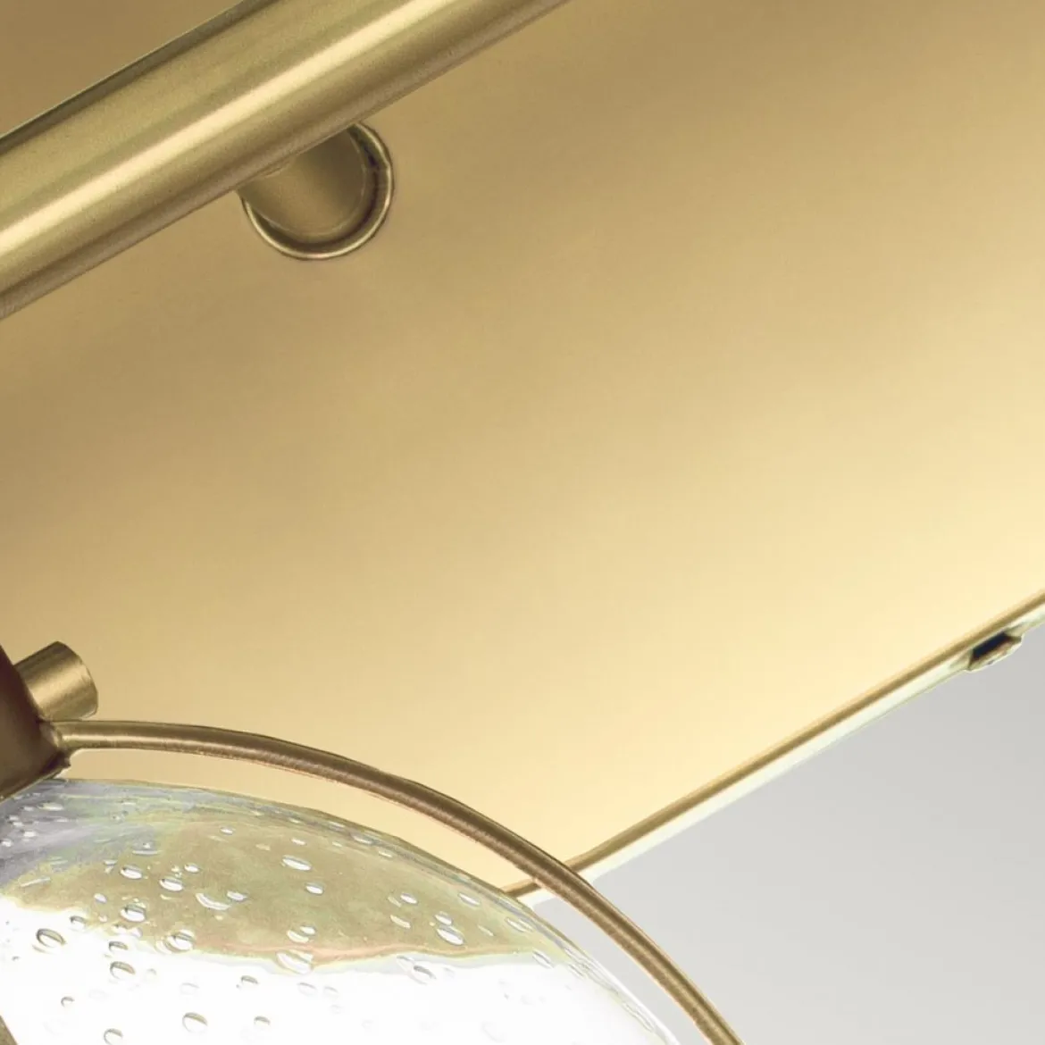 Elstead Lighting Hollis Wandleuchte 2-Light Messing Klarglas E14 IP44